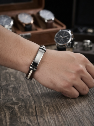 woven-lather-wristband-bracelet