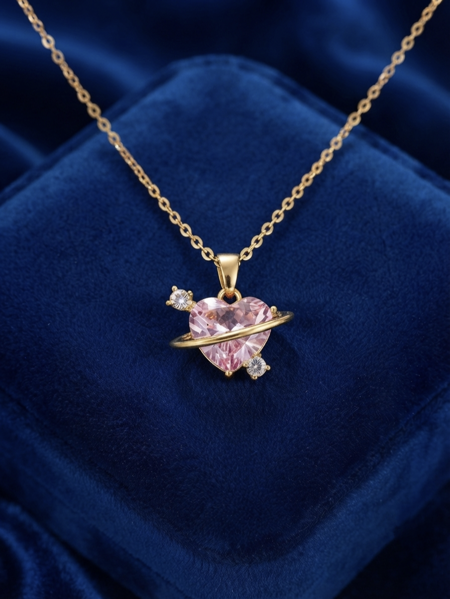 starlit heart pendant