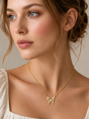 Dazzling Butterfly Necklace